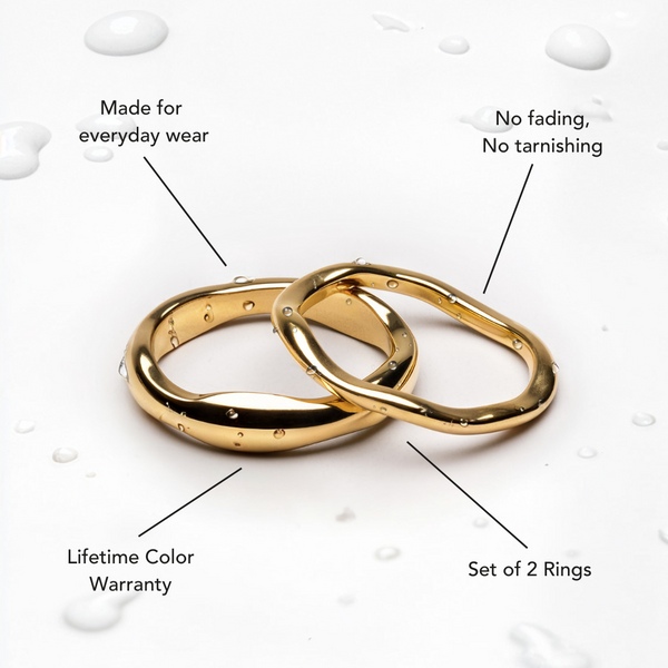 "Gemini" Stackable Rings