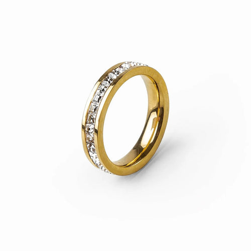 Brilliant Ring Gold Plated 18K