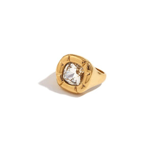 Dulcis Cocktail Ring Gold Plated 18K