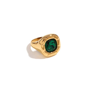 Dulcis Cocktail Ring Gold Plated 18K