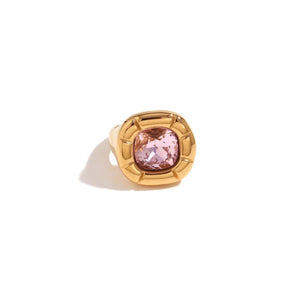 Dulcis Cocktail Ring Gold Plated 18K