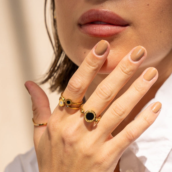 Romans Venice Ring 18K Gold-Plated