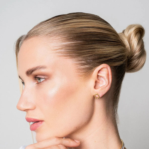 Twist Earrings Gold Plated 18K