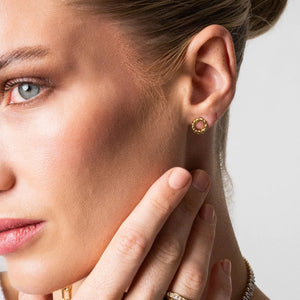 Twist Earrings Gold Plated 18K
