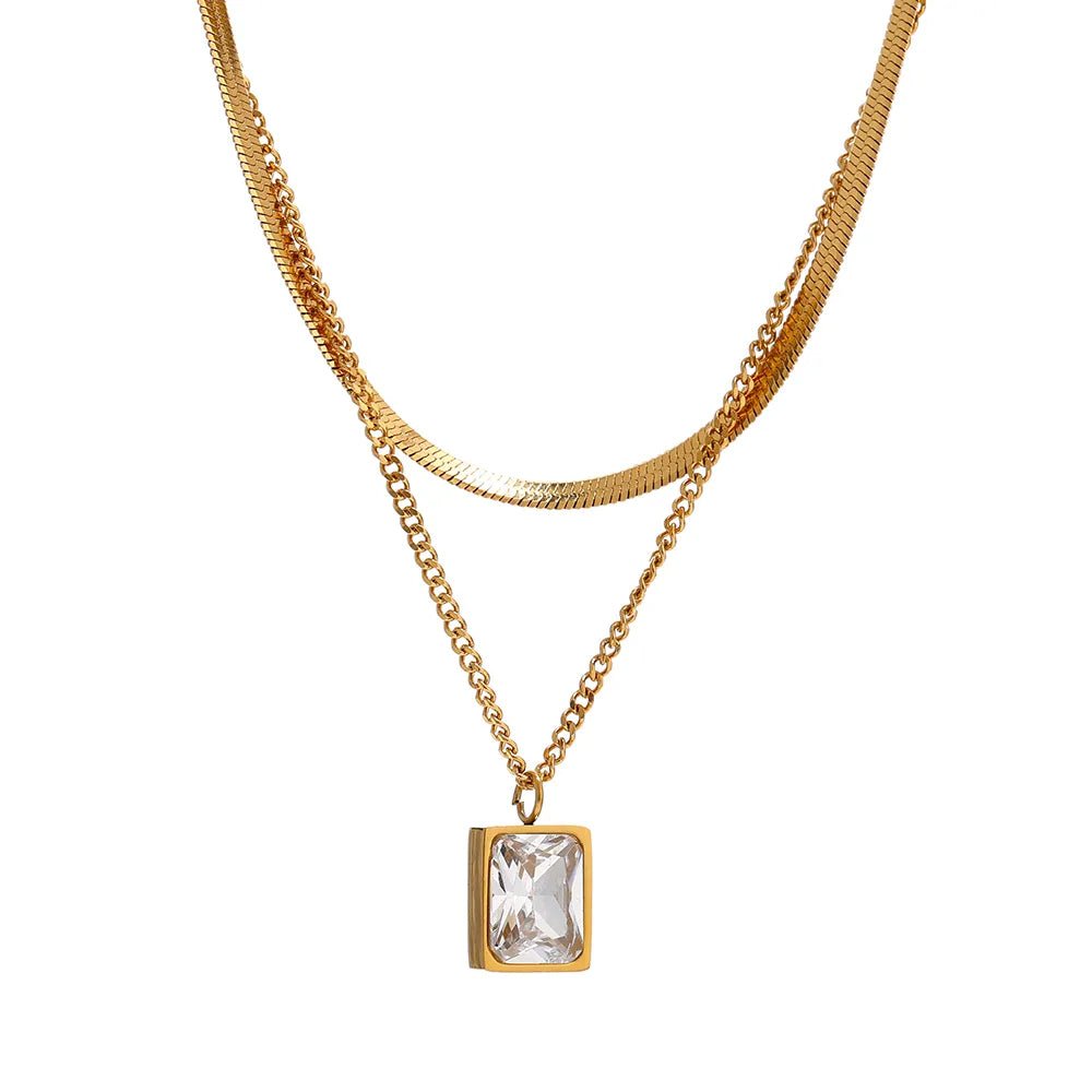 Paris Necklace Mix Gold Plated 18K