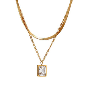 Paris Necklace Mix Gold Plated 18K