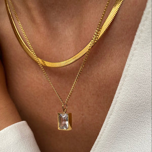 Paris Necklace Mix Gold Plated 18K