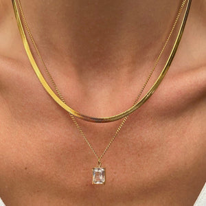 Paris Necklace Mix Gold Plated 18K